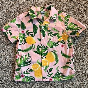 Old Navy 3T boys short sleeve button-down shirt